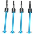 thumbnail image 1 of Juego de 4 piezas de eje de transmisión CVD universal de metal para coche RC Tamiya Tt02b 1/10, piezas de actualización, azul, 1 of 4
