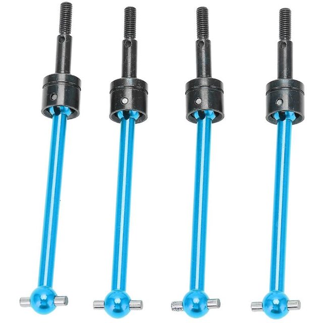 Juego de 4 piezas de eje de transmisión CVD universal de metal para coche RC Tamiya Tt02b 1/10, piezas de actualización, azul