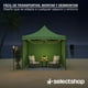 thumbnail image 5 of Carpa Toldo 3 Paredes Retráctil 3x3 Lona Impermeable Acero, 5 of 8