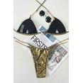 thumbnail image 6 of Chain Strap Metallic Bikini 2pcs Set (M, CoffeeBrown), 6 of 6