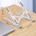 thumbnail image 2 of Portable Laptop Stand - ABS Material, 10-Speed Adjustable, Folding Lift Cooling Base for All Notebooks!, 2 of 4