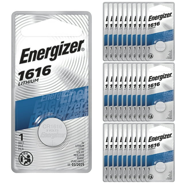 Energizer CR1616 Pile à Pièces au Lithium 3 V (Lot de 72)
