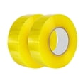 thumbnail image 1 of Cinta de embalaje de 2 piezas, resistente, práctica, fácil de usar, cinta de embalaje transparente, cinta de embalaje para quitar la ropa, envío de Amarillo claro, 1 of 8