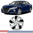 thumbnail image 2 of 1 Piece 16" Hubcaps Wheel Rims Cover Fit for 2019-2025 Nissan Altima Compatible With Steel Wheels Snap On Installation(16-Inch, SILVER LACQUER & BLACK LACQUER), 2 of 8