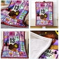 thumbnail image 5 of Happy Birthday Blanket - 13 Year Old Girl Birthday Gift Ideas Princess Blanket, Cute African American Black Girl Kids Blankets for Girls Birthday Blanket for Bed, Purple Throw Blanket, 80"x60", 5 of 6
