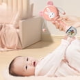 thumbnail image 4 of Pink Toddler Wave Drum With Hand Cranked Bells 2 In 1 Early Learning Toy Musical Instrument Gift, 4 of 6