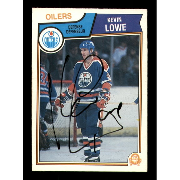 Kevin Lowe Autographed 1983-84 O-Pee-Chee Card #37 Edmonton Oilers SKU #251955