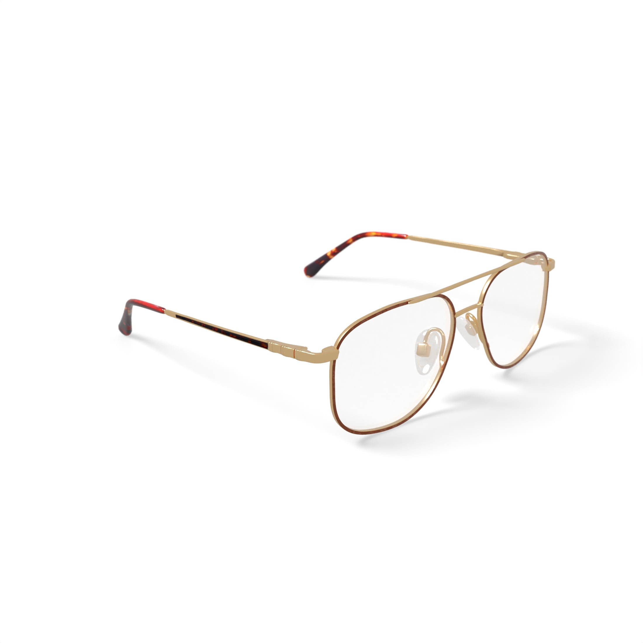 Stetson Men's ST143 Square Prescription Eyeglasses with Case, Tortoise