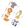 thumbnail image 4 of Nestingho 5Ud Para Pastel Animales Selva Toppers Multicolor Para Fiesta, 4 of 5