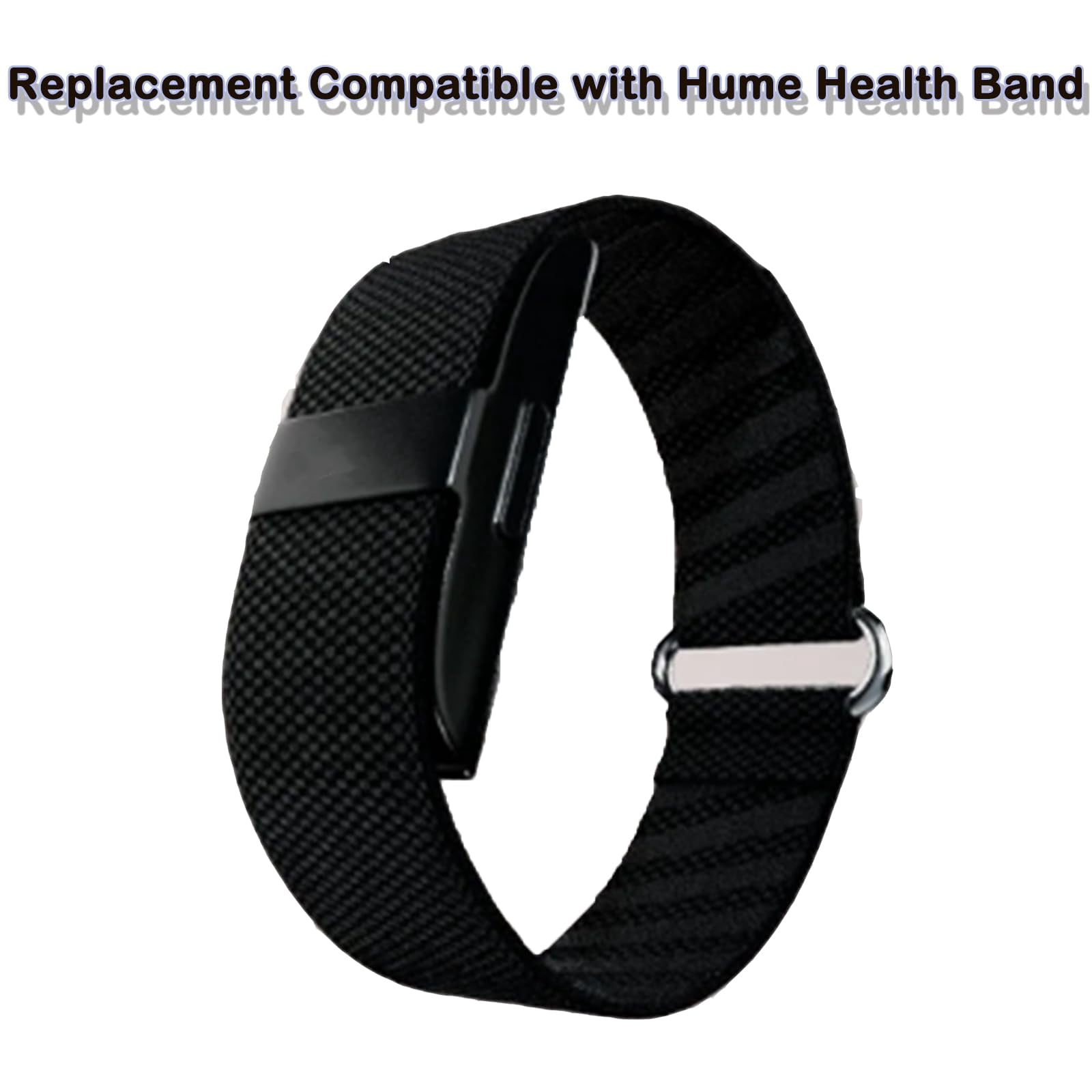 Official-Grade Replacement Strap for Hume Health Band | Quick-Release Nylon Wristband with Adjustable Buckle, Secure Fit for All-Day Wear(1PC,Gray,22mm)