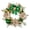 Z-Green, variant on Christmas Wreaths for Front Door,17.72 Inch Christmas Wreath with Red Berries,Artificial Winter Holiday Front Door Wreath,Christmas Decorations for Farmhouse Xmas Indoor Outdoor Home Wall Décor,Green