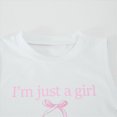 thumbnail image 6 of HCNTES Tween Girls Clothes 2PCS Sets Letter I'M JUST A GIRL Print Crop Tops & Flare Trousers Pants with Bow Print Summer Outfits Teen Girls School Clothing Set 8T-13T, 6 of 6