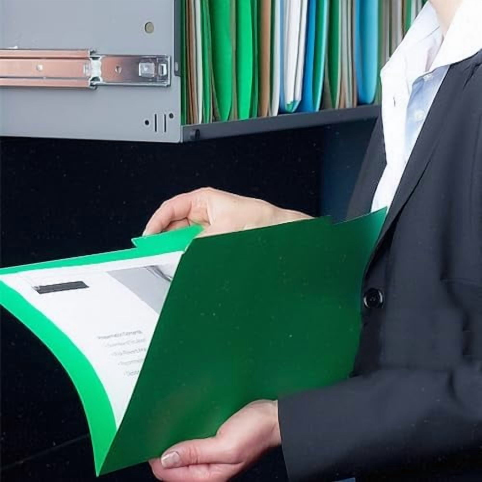 File Folder,  150 Pack 1/3 Cut Tab File Folders Letter Size, Creen, Colored Folders with Tab Great for Organizing and Easy File Storage
