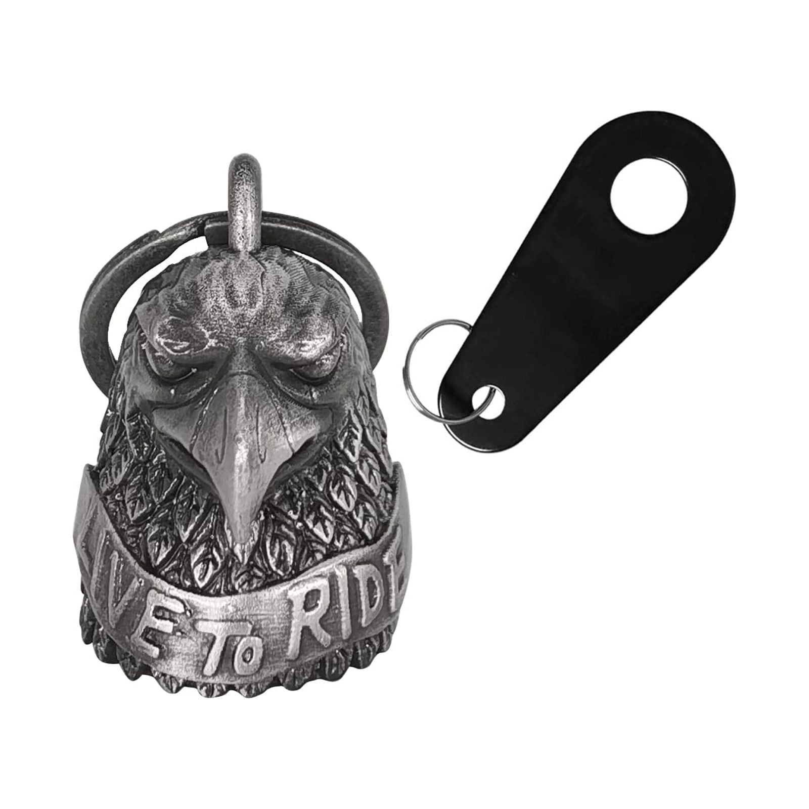 Thor Hammer Keychain Omoojee Motorcycle Bell For Luck, Middle