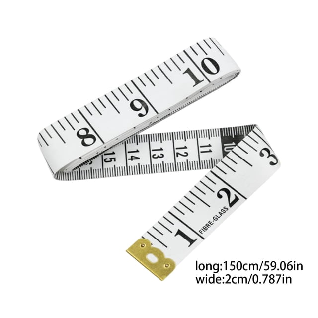 Bdday 59x0.8 Inch Measuring Tape with Dressmaker PVC Soft Tape Mini Sewing Soft Tape Measuring Tape