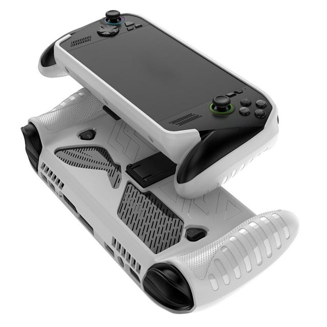 Daily Mix Store Protective Case for ROG Ally X - TPU Gaming Console Cover with Back Bracket, Shockproof Handheld Protector forASUS ROG Console