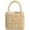Beige, variant on CoCopeaunts Women Summer Beach Bag Luxury Handmade Woven Beads Hobo Handbag Retro Vacation Party Bucket Bag