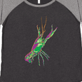 thumbnail image 4 of Inktastic Mardi Gras Crayfish Artsy Women's Plus Size T-Shirt, 4 of 5
