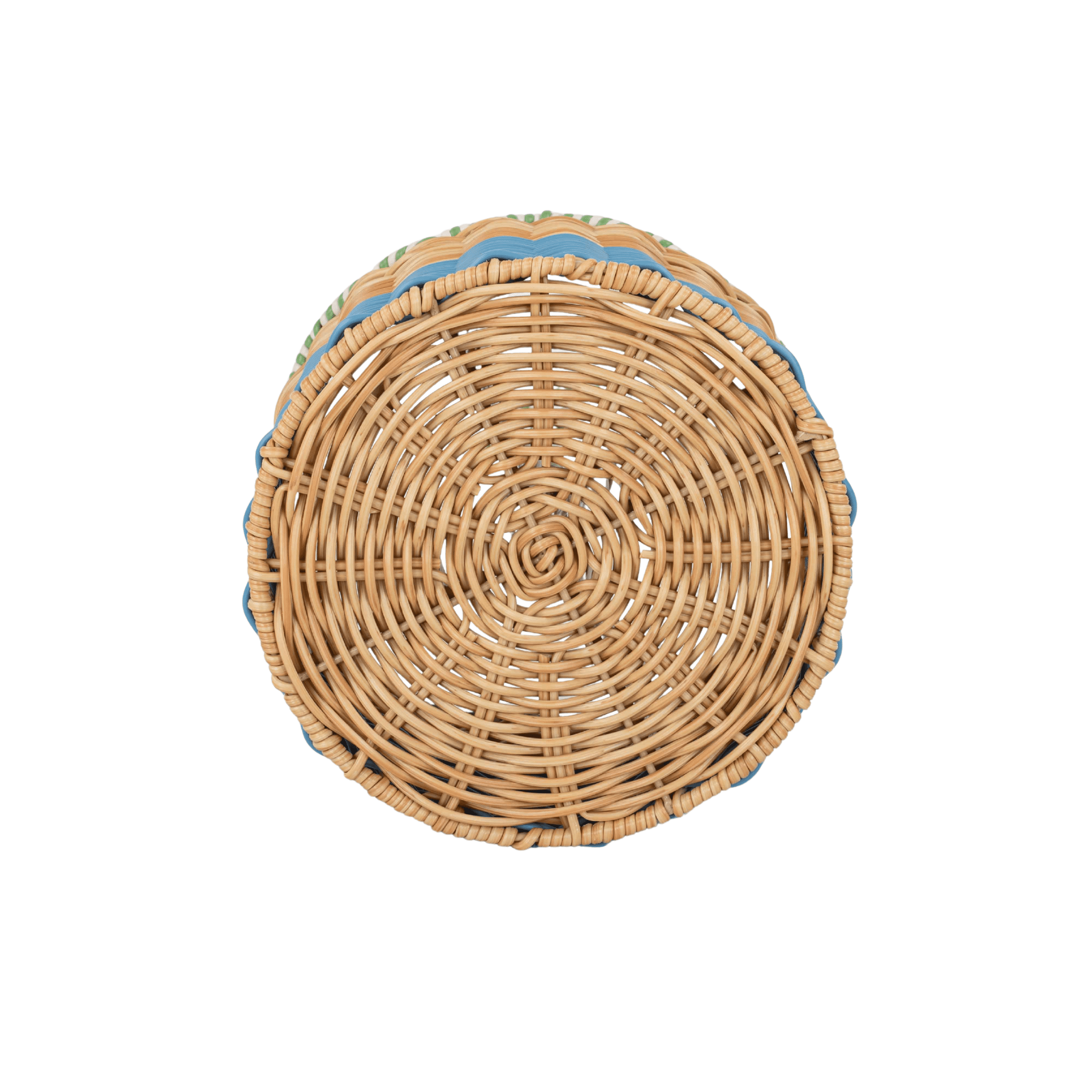 Beautiful Two-Tone Rattan Caddy by Drew Barrymore