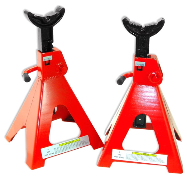 New Pair of 12 Ton Jack Stands Adjustable Height Safety Shop Equipment Tools