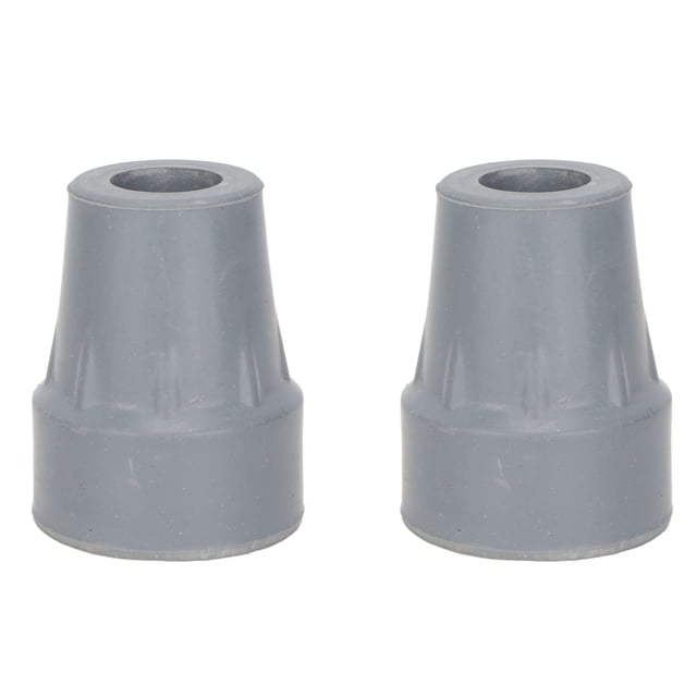 puntas de repuesto para muletas (diámetro interior de 19 mm), accesorios para muletas y bastones pesados, almohadilla de goma.