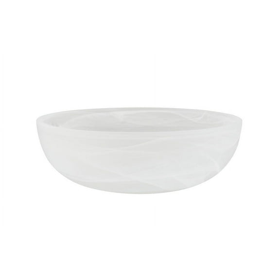 Aspen Creative 23145-11, Frosted Glass Shade for Medium Base Socket Torchiere Lamp, Swag Lamp, Pendant and Island Fixture.12-3/4" Diameter x 5" Height.