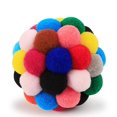 thumbnail image 2 of PC pelotas de juguete para gatos-juguete colorido de pelota para gatos campana integrada Interac, 2 of 5