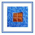 thumbnail image 2 of Murdock, Ramona 15x15 White Modern Wood Framed Museum Art Print Titled - Blue Window, 2 of 4