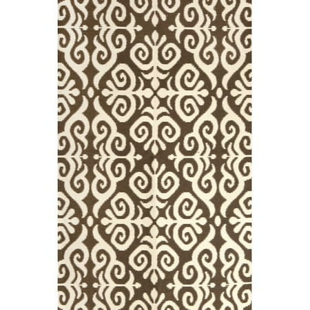 Tuft & Loom Earth Brown/Cream Indoor/Outdoor Area Rug