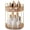 Amber Gold, variant on 360 Rotating Makeup Organizer and Storage for Vanity Countertop 2 Tiers, High Capacity Cosmetic Skincare Perfume Organizers for Dresser Bathroom Lazy Susan (Amber Gold)