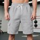 thumbnail image 4 of Ceisia Men's Spring Summer Fitness Shorts - Drawstring Gift Frenulum Multiple Pockets Breathable Running Five-Point Pants, 4 of 9