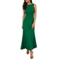 thumbnail image 1 of INSPIRE CHIC Vestidos de Cuello Barco para Mujeres Sin Mangas Elegante Vestido de Cóctel Maxi L Verde, 1 of 5