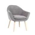 thumbnail image 3 of Sillón de salón, sofá, sillón, elegante, elegante, versátil, sencillo, sillón, sofá de ocio para comedor, oficina, dormitorio interior, balcón Gris, 3 of 9