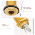 thumbnail image 3 of unbranded 3Ud Plug De Salida De Jack Para Guitarra Eléctrica Con Y Material Metálico Resistente, 3 of 8