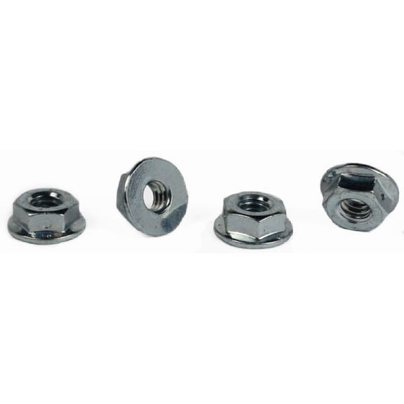 5/16-18 Centerlock Hex Flange Nuts / Steel / Zinc - 2500 Piece Carton