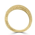 thumbnail image 3 of Pompeii 1/4ct Hand Engraved 14k Gold Diamond Wedding Ring (G/H,I1), 3 of 3