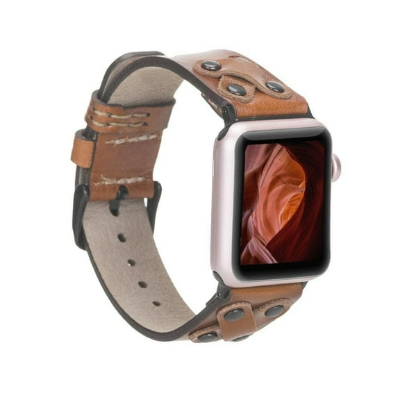 Hulett Leather Bands for Apple Watch 9, Ultra 2 & SE