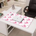 thumbnail image 3 of Long Mouse Pads for Desk,Pink Breast Cancer Desk Mats on Top Of Desks, Desk Mouse Pad Extra Large with 3mm Non-Slip Base and Stitched Edge for Gaming,Office,Work,Home 31.5x15.7in, 3 of 5
