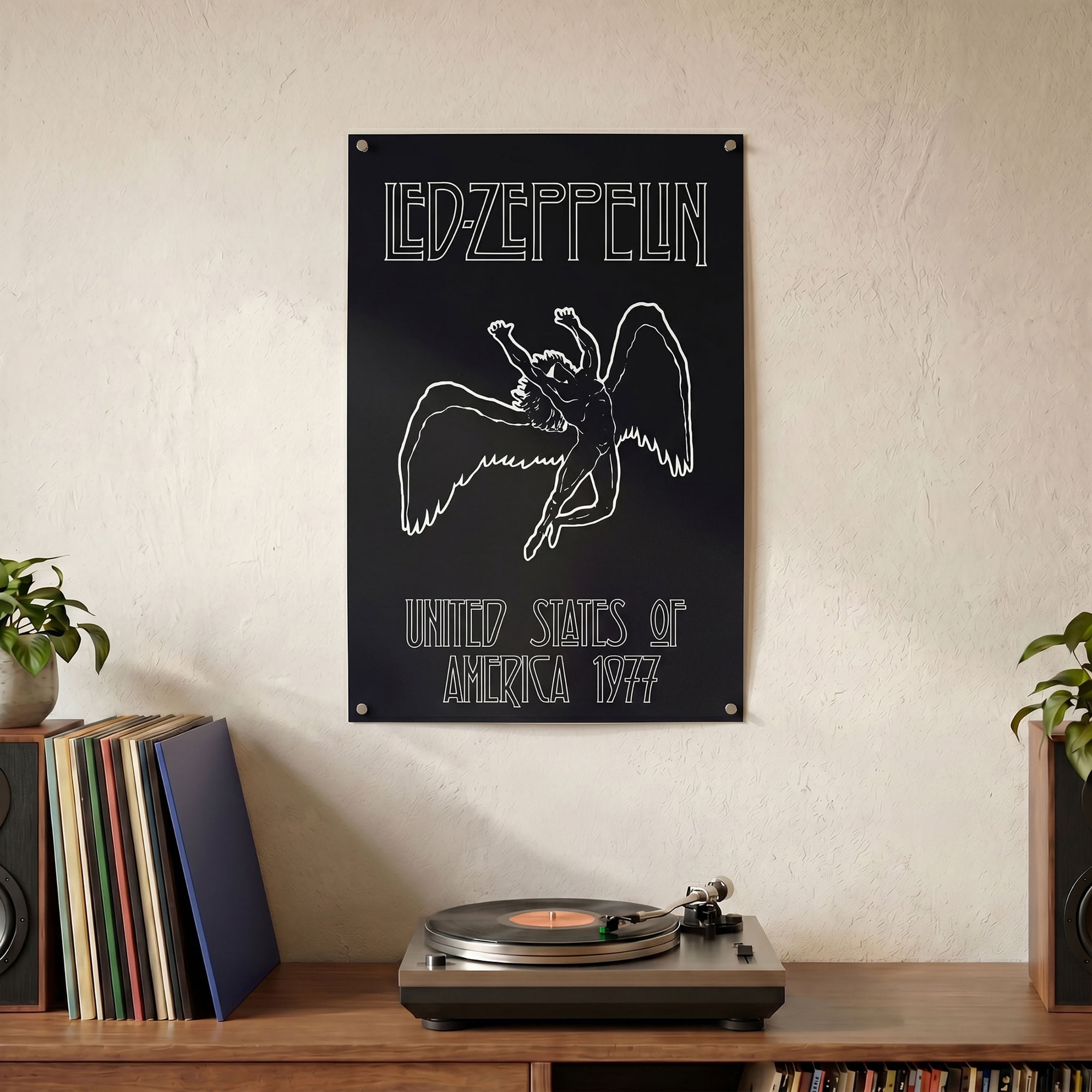 Pyramid America: Led Zeppelin: Icarus - 11x17 Poster, Album Cover Print -Classic Rock Band Artwork, Licensed Music Wall Decor, Premium Fan Collectible