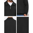 thumbnail image 7 of DARING DIVA Zip Pullover Long Sleeve Knitted Sweatshirts 2XL Black, 7 of 7