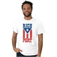 thumbnail image 4 of Puerto Rico Rich Port PR Flag Pride Men's Graphic T Shirt Tees Brisco Brands S, 4 of 4