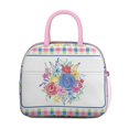 thumbnail image 2 of Lunch Bag Lunch Box for Women Reusable Insulated Lunch Cooler Bags,Large Capacity for Work Travel Picnic,Water-Resistant Pioneer Colorful Floral Lunch Tote Bag Gifts for Woman Mom Pink, 2 of 6
