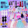 thumbnail image 2 of 800+Pcs Fashion Design Kit for Girls with 5 Mannequins, 2 of 5