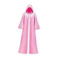 thumbnail image 3 of Cape d'Halloween Wizard Longue à Capuche pour Carnaval Punk Fête Spectacle Rose TG, 3 of 9