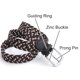thumbnail image 4 of Cinturón elástico trenzado de 2 piezas para hombres y mujeres, cinturón tejido multicolor, cinturón elástico de lona, 4 of 5
