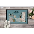 thumbnail image 2 of English Toy Terrier in Bathtub Indoor or Outdoor Mat 24x36 CK7531JMAT, 2 of 3