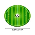 thumbnail image 3 of Football Shaped Floor Mat Super Soft Cozy Rug for Bedroom Entryway Porch Dorm Home Decor, 3 of 6