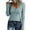 Blue, variant on Workout Tops for Women Viikei Womens Tops Womens Plus Size $5,Women's Casual Solid Color Buttons Long Sleeve V-Neck Loose Shirt Blouse Top Dark Gray M