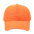 thumbnail image 2 of Unisex Quick Dry Adjustable Uv-Resistant Baseball Cap Lightweight Breathable Sun Hat Comfortable Soft Outdoor Sports Cap by Yigetop Orange One Size, 2 of 5