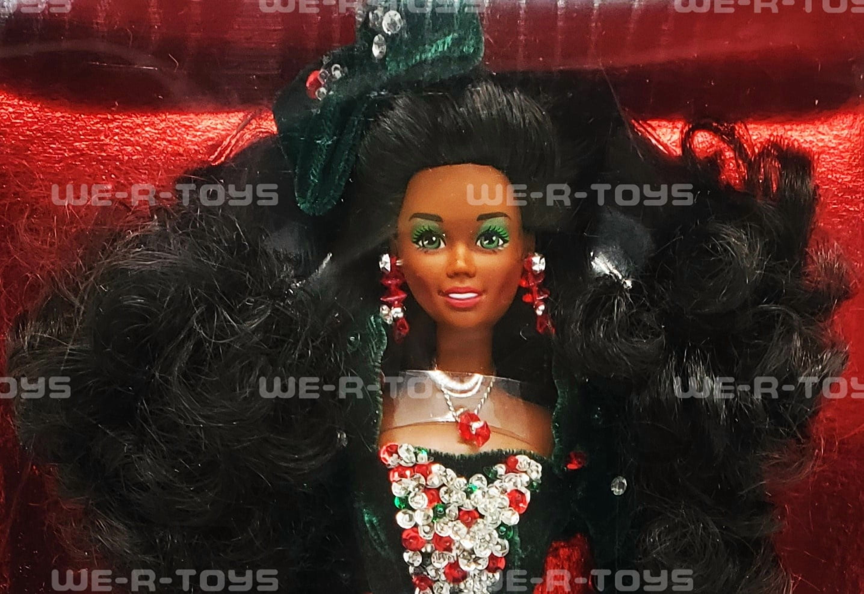 Mattel 1991 Happy Holidays Special Edition African American Barbie